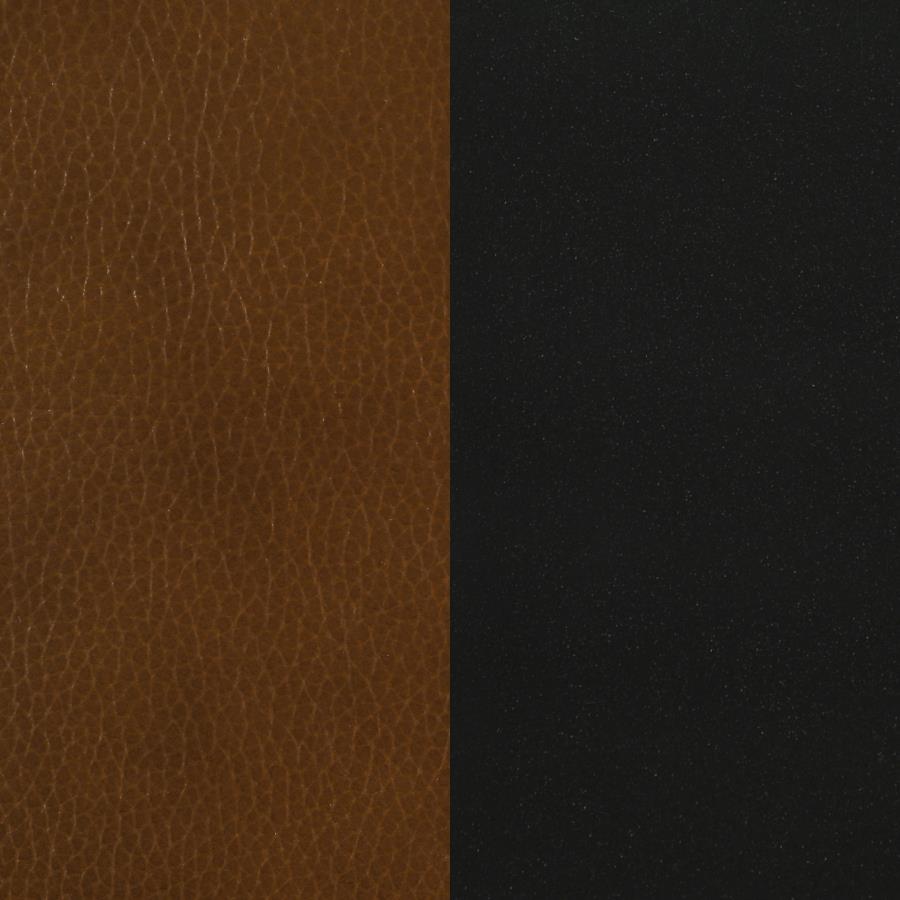 Vardon Genuine Leather Bar Stool Dark Brown (Set of 2)