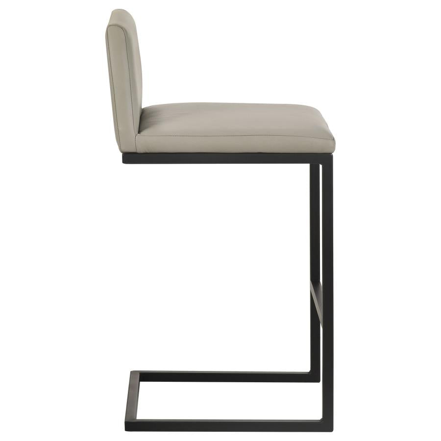 Vardon Genuine Leather Bar Stool Tan (Set of 2)