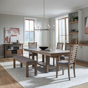 Brook Bay 6 Piece Trestle Table Set