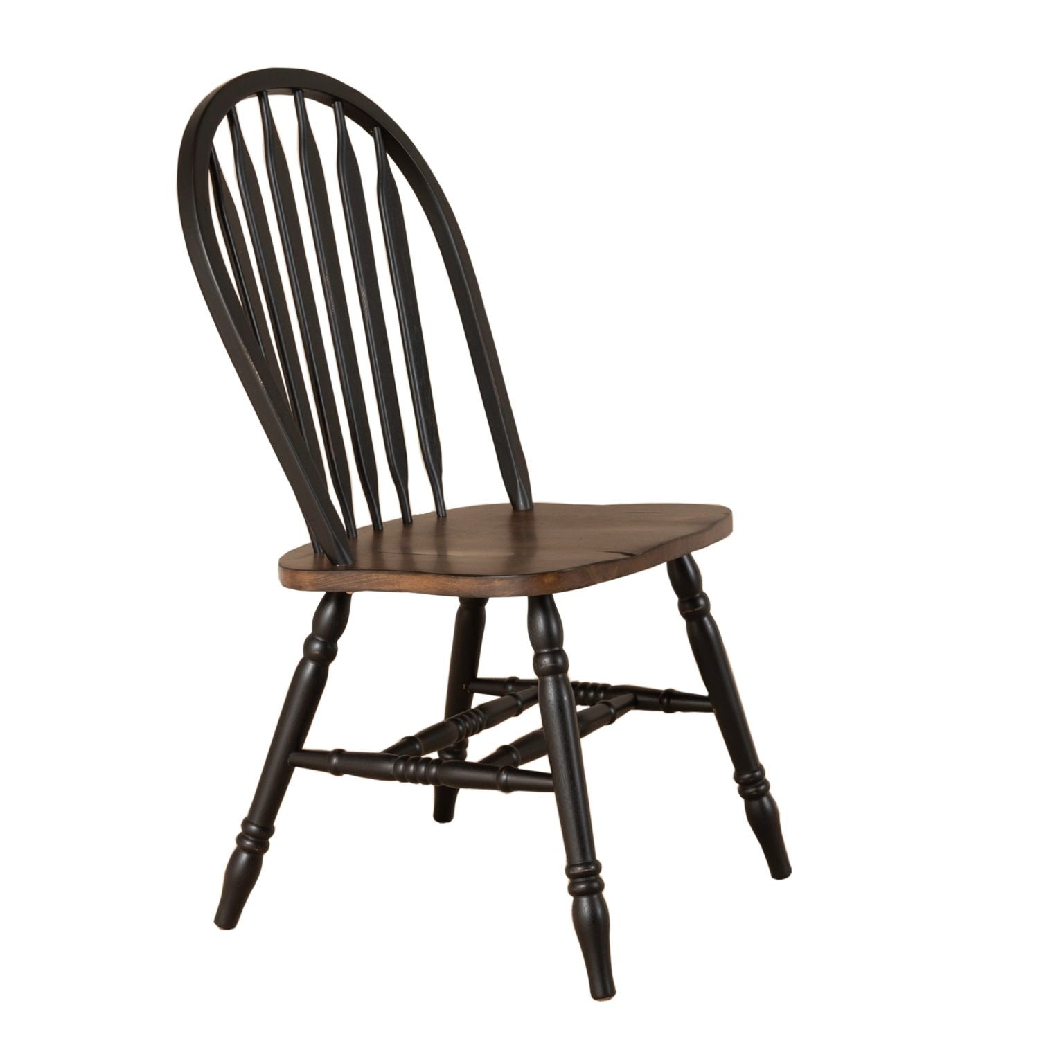 Carolina Crossing Windsor Side Chair- Black