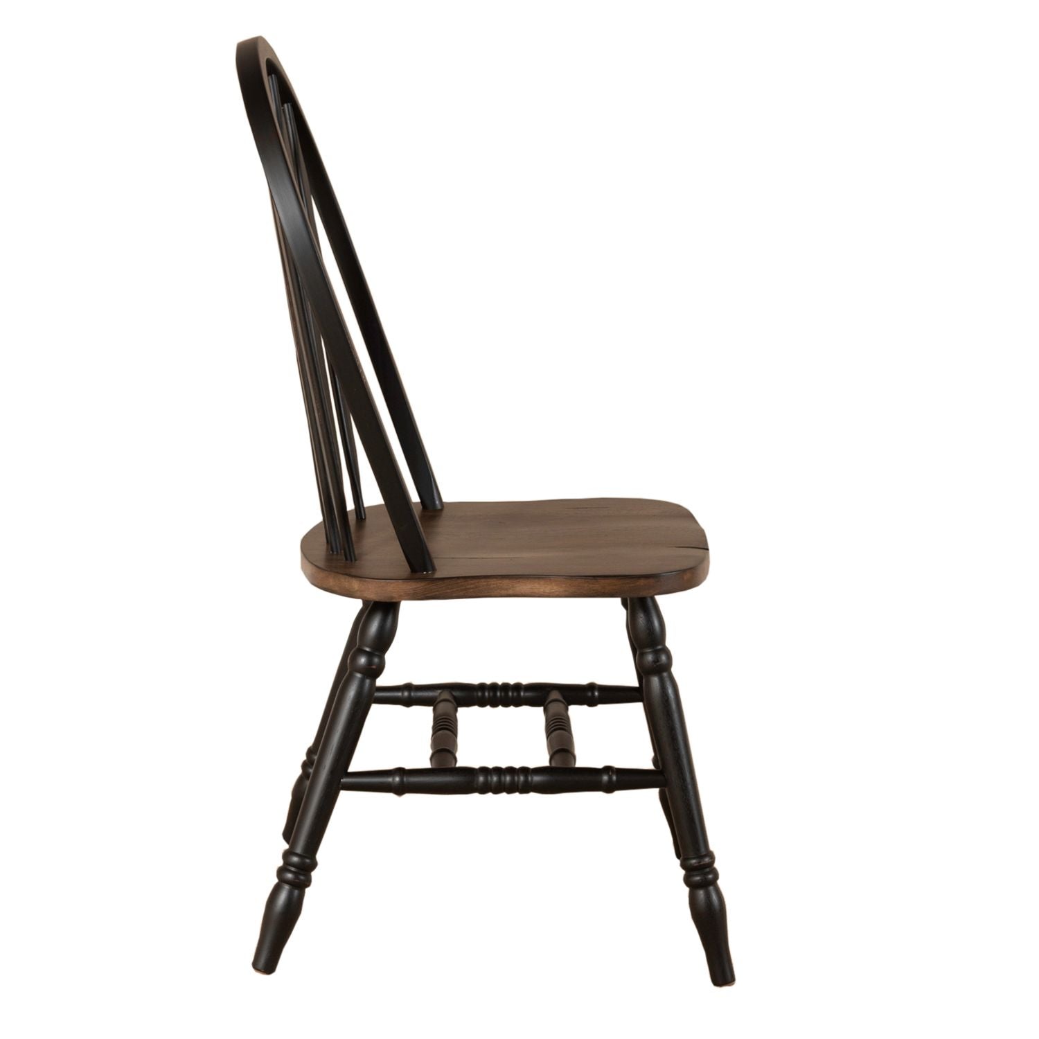 Carolina Crossing Windsor Side Chair- Black