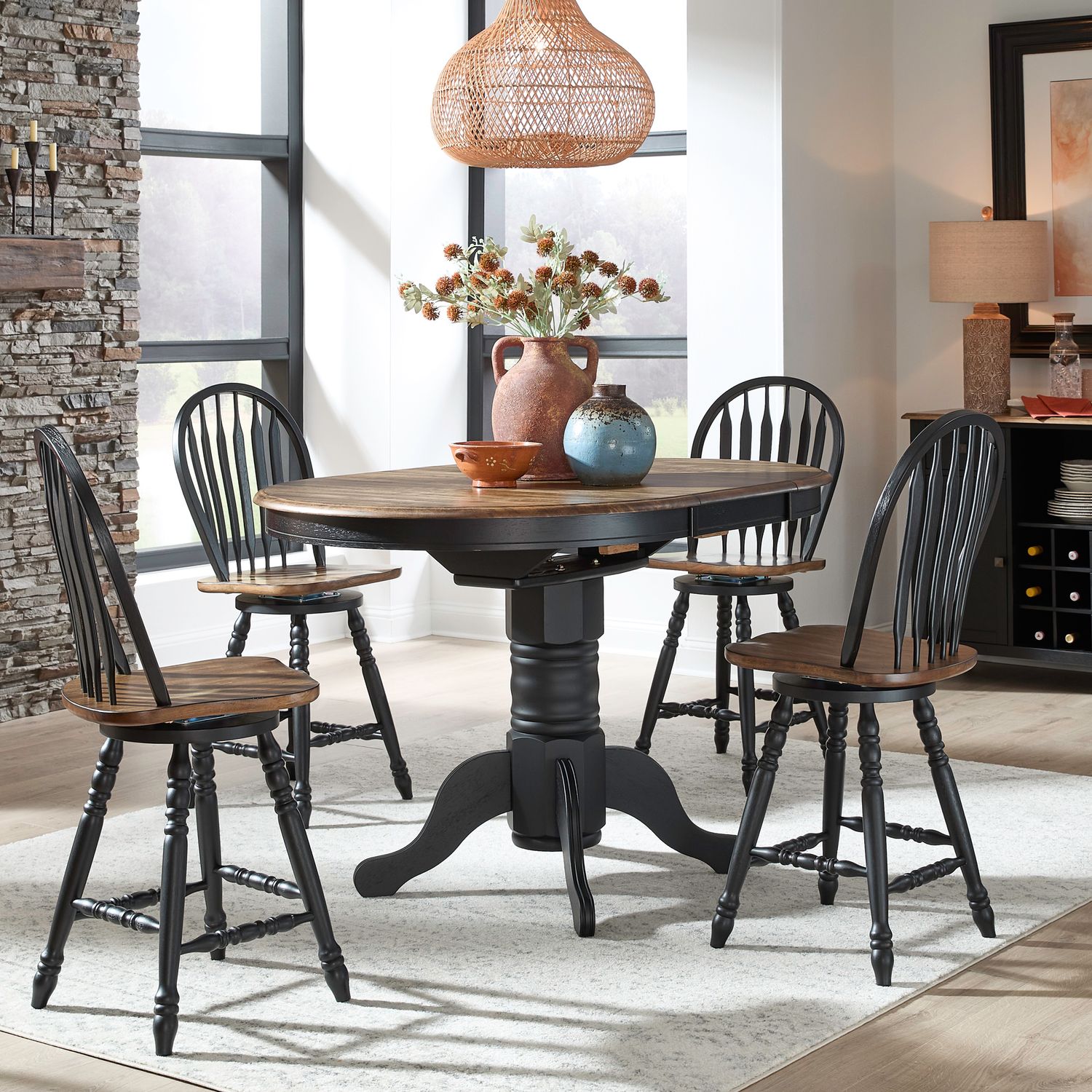 Carolina Crossing 5 Piece Gathering Table Set