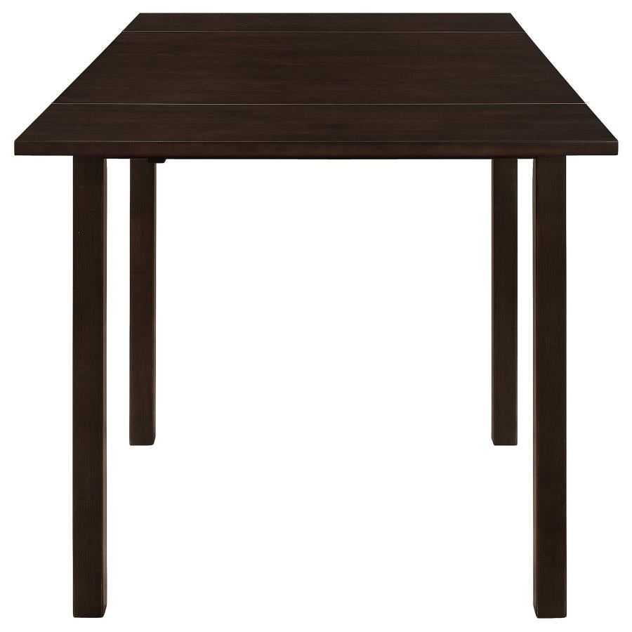 Kelso 3-piece Drop Leaf Dining Table Set Cappuccino and Beige