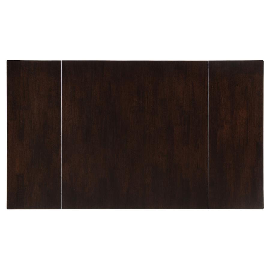 Kelso 3-piece Drop Leaf Dining Table Set Cappuccino and Beige
