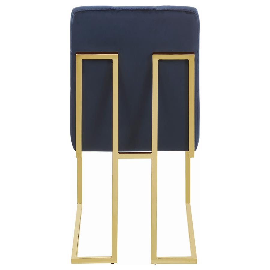 Cisco Velvet Upholstered Dining Side Chair Gold (Set of 2)