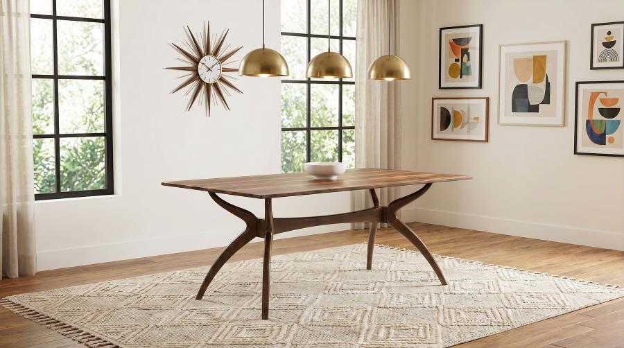 Randolph 79-inch SmartTop™ Rectangular Dining Table Sheesham and Brown
