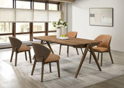 Randolph 5-piece SmartTop™ Rectangular Dining Set Sheesham and Brown