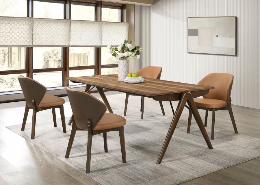 Randolph 5-piece SmartTop™ Rectangular Dining Set Sheesham and Brown