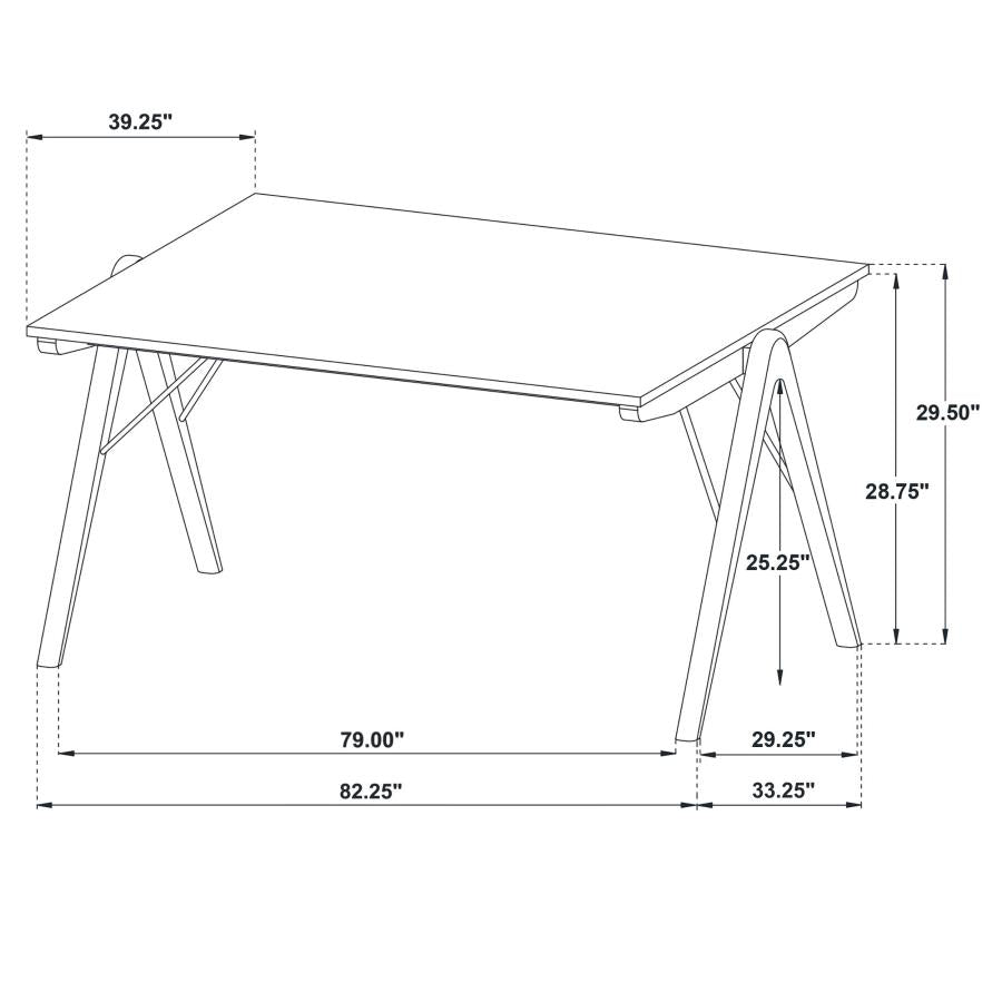 Randolph 7-piece 82-inch SmartTop™ Dining Set Sheesham and Brown
