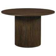 Hamlyn 47-inch Round Wood Dining Room Table Walnut