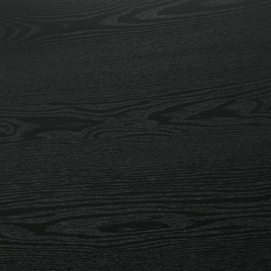 Hamlyn 43-inch Round Wood Counter Height Dining Table Black