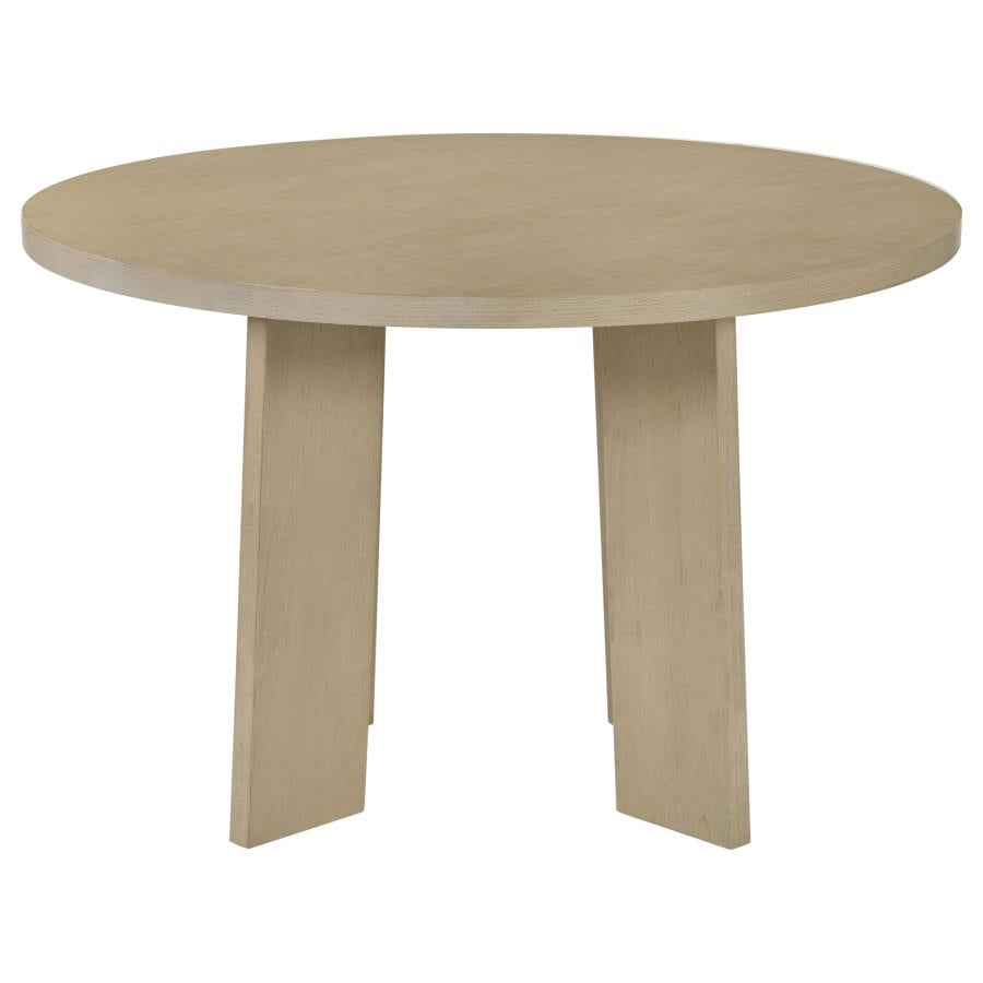 Strouse 5-piece Dining Set Black and Natural Oak