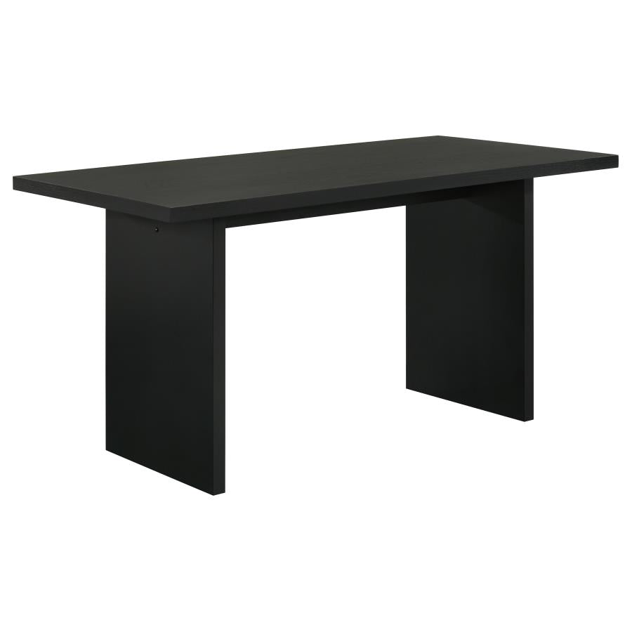 Decker 70-inch Rectangular Wood Counter Height Dining Table Black