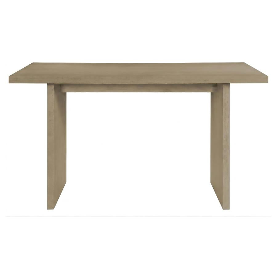 Decker 7-piece 70-inch Rectangular Counter Height Dining Set Grey and Natural Oak