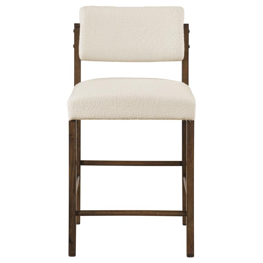 Decker 7-piece 70-inch Counter Height Dining Set Cream and Walnut