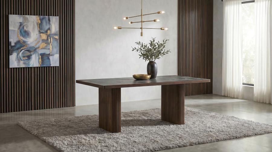 Parry 80-inch SmartTop™ Paladina Dining Table Dark Walnut