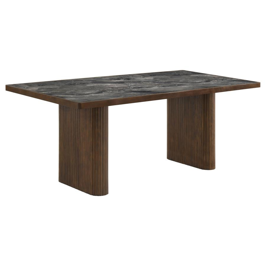Parry 80-inch SmartTop™ Paladina Dining Table Dark Walnut