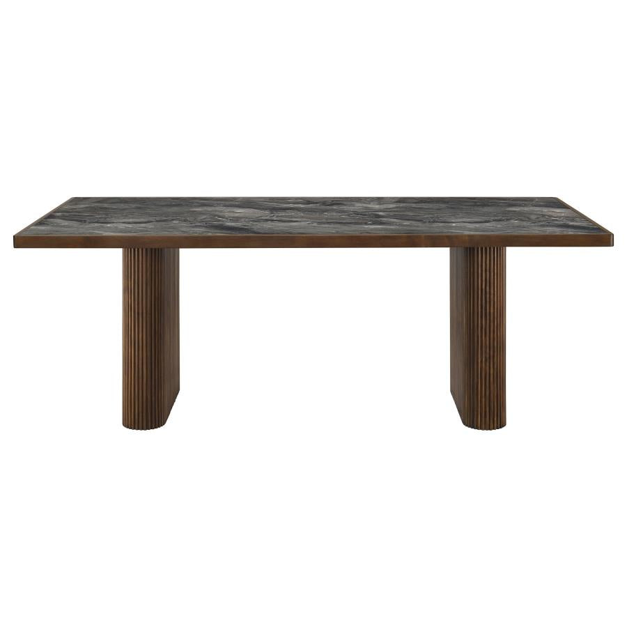 Parry 80-inch SmartTop™ Paladina Dining Table Dark Walnut