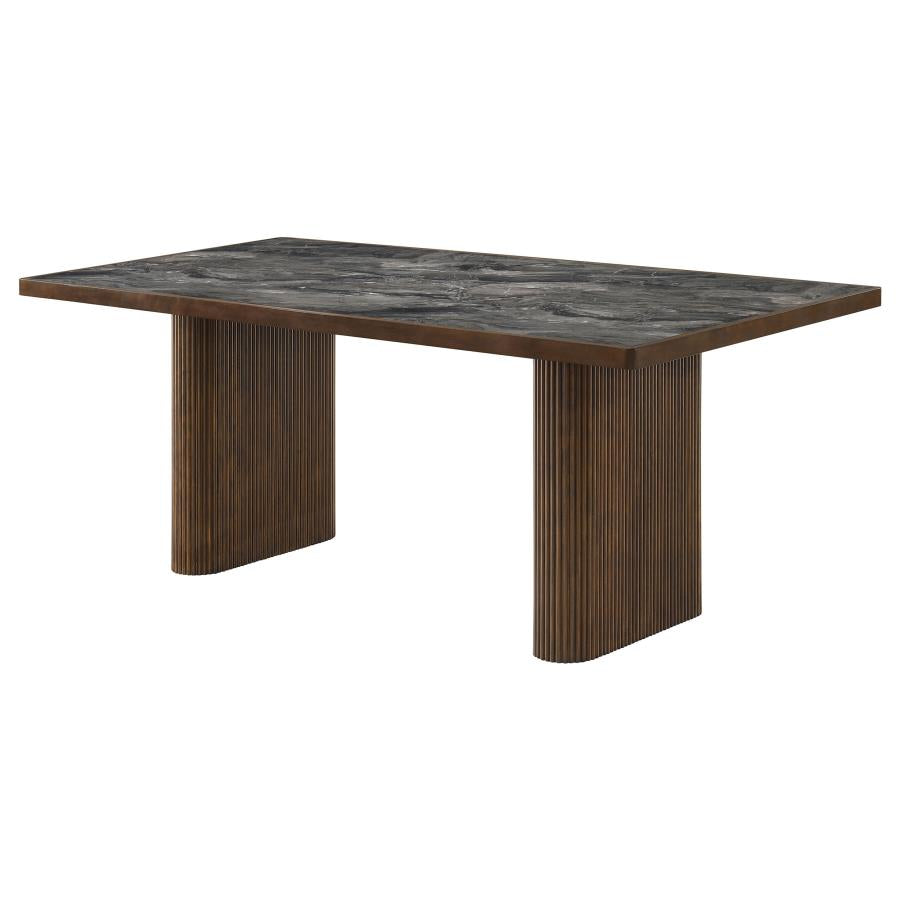 Parry 80-inch SmartTop™ Paladina Dining Table Dark Walnut