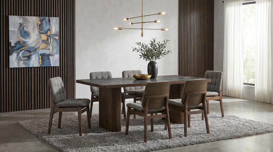 Parry 80-inch SmartTop™ Paladina Dining Table Dark Walnut