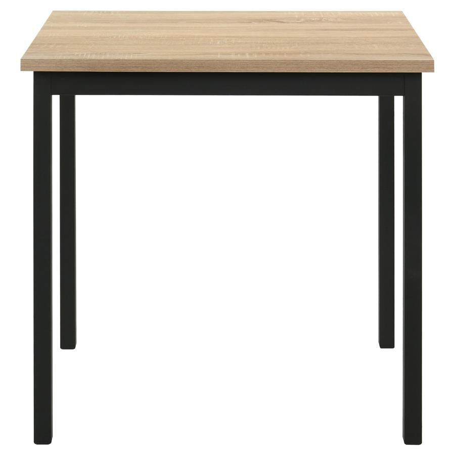 Garza Space Saving Rectangular Dining Table Greige Oak