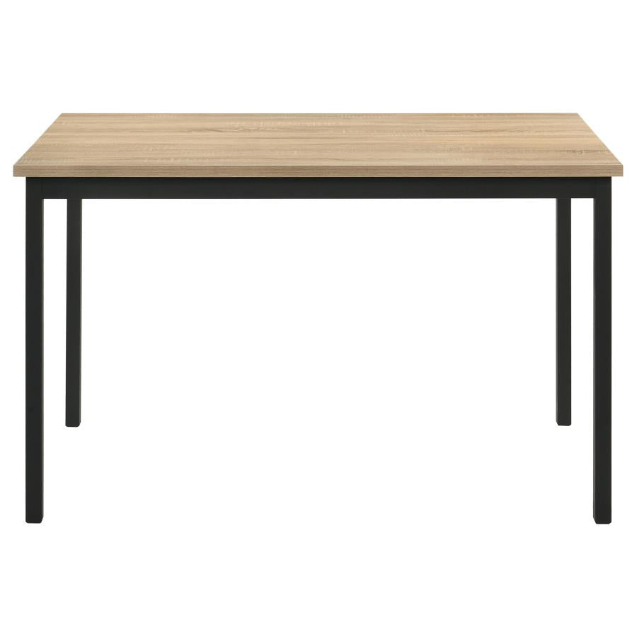 Garza Rectangular 48-inch Dining Table Greige Oak