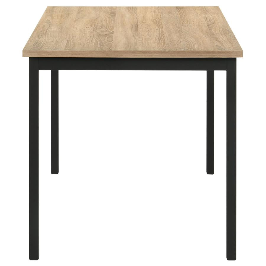Garza Rectangular 48-inch Dining Table Greige Oak