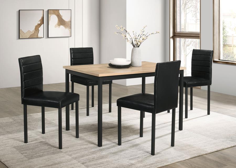 Garza Rectangular 47-inch Dining Table Greige Oak