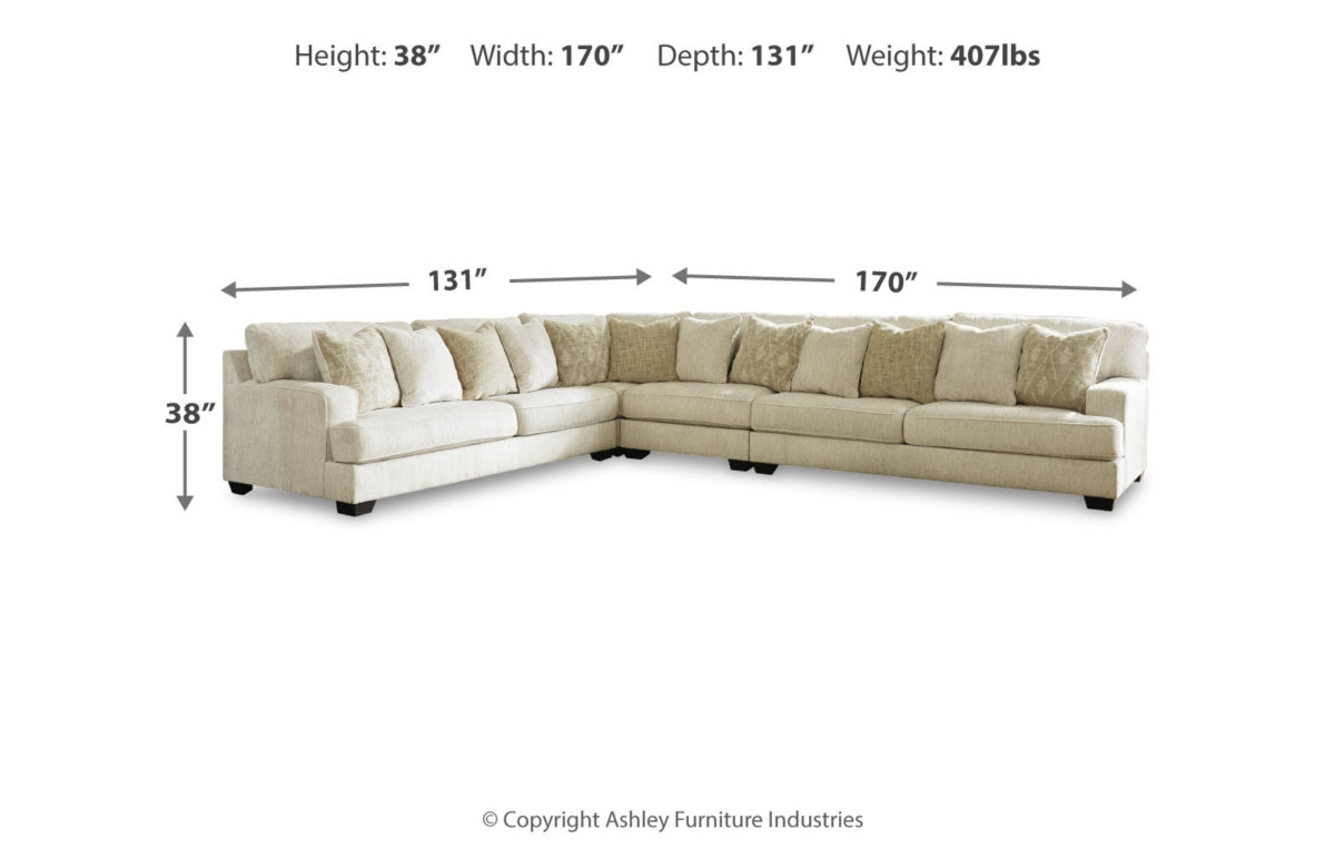 Rawcliffe 4-Piece Sectional