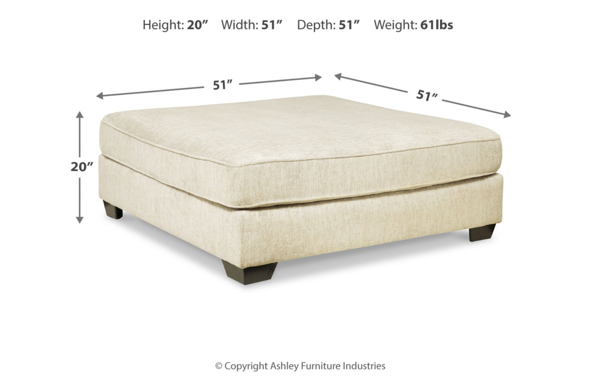 Rawcliffe Oversized Accent Ottoman