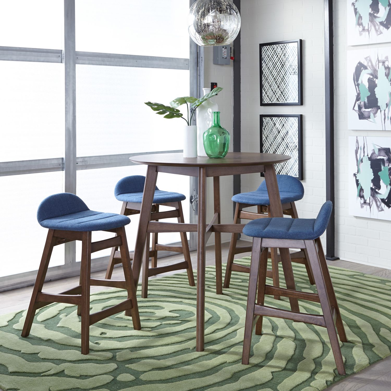 Space Savers 5 Piece Gathering Table Set