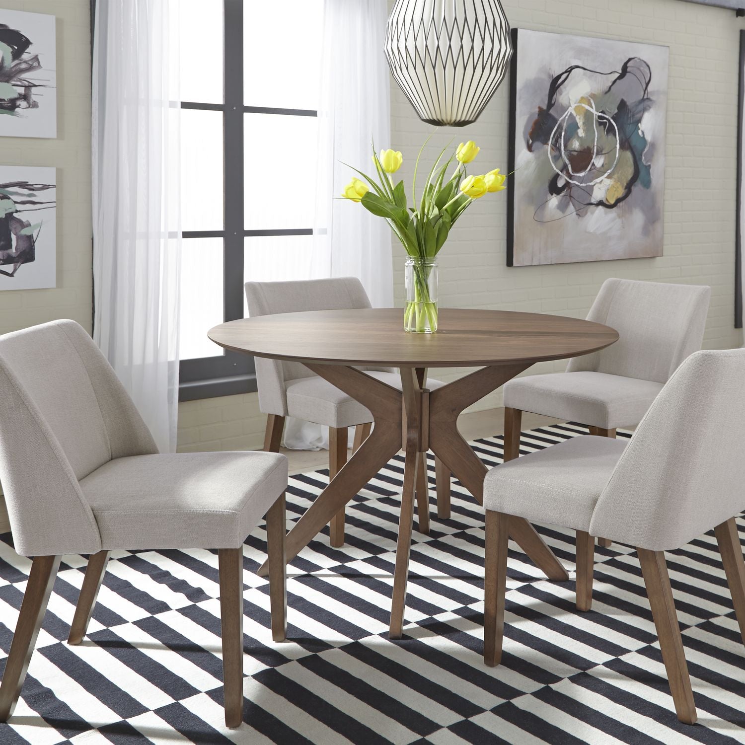 Space Savers Round Pedestal Table