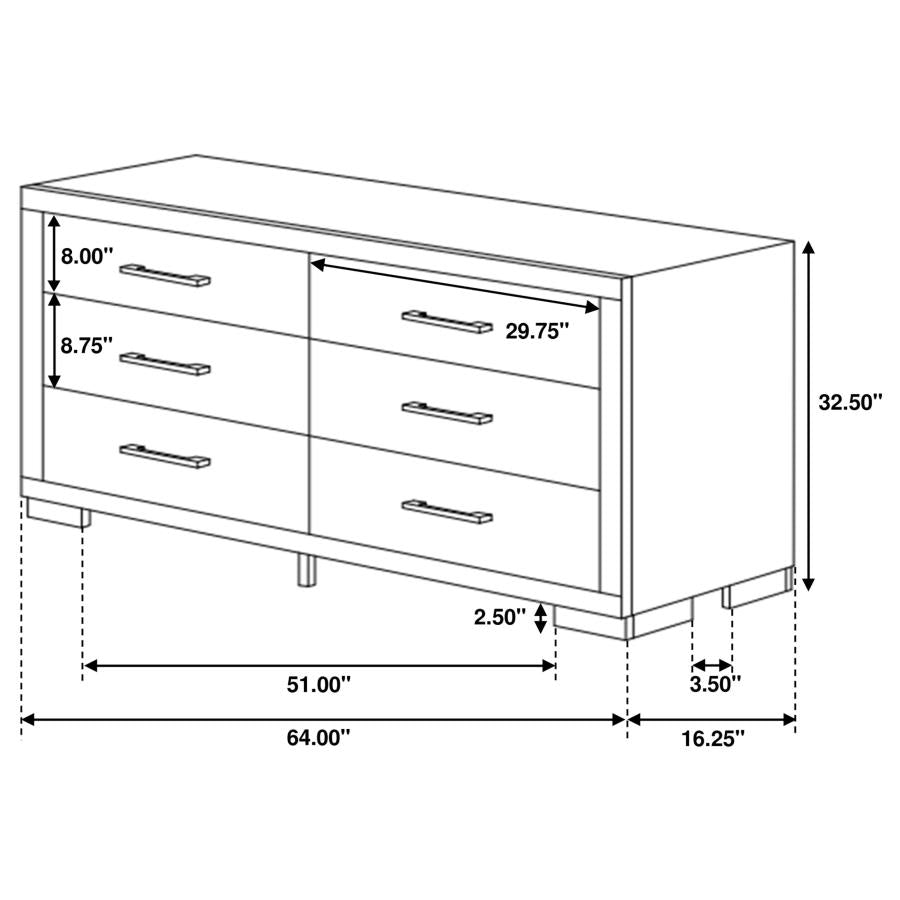 Jessica 5-piece Eastern King LED Wall Panel Bedroom Set Cappuccino