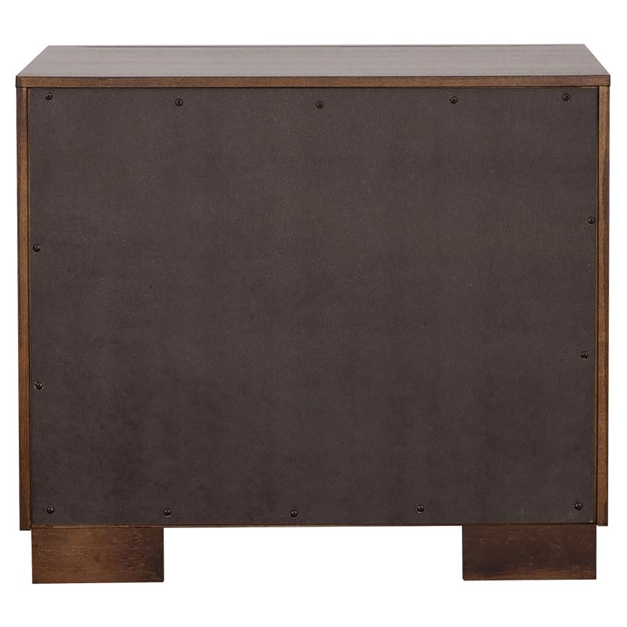 Jessica 5-piece Queen LED Wall Panel Bedroom Set Cappuccino