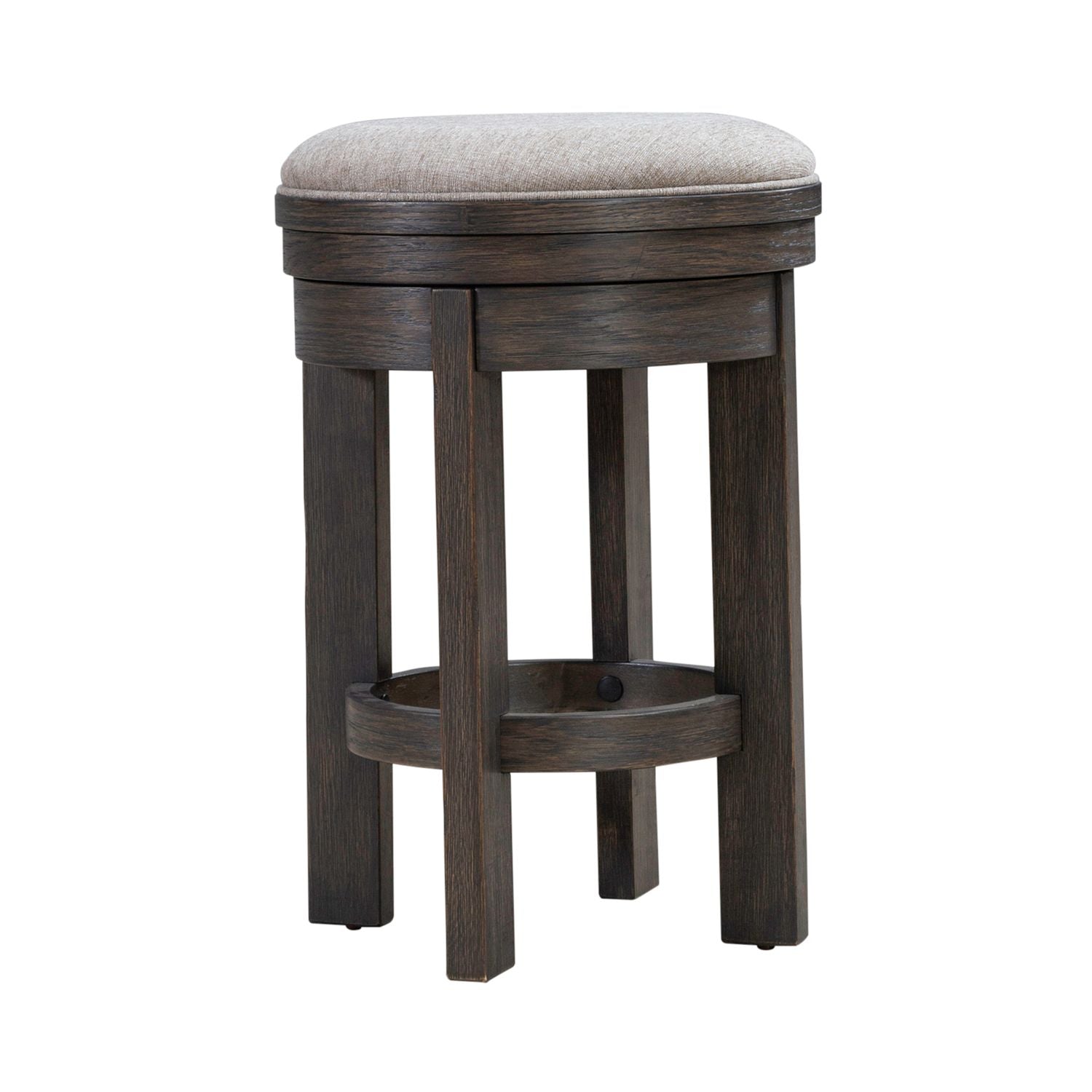 Lennox Hill Upholstery Swivel Console Stool