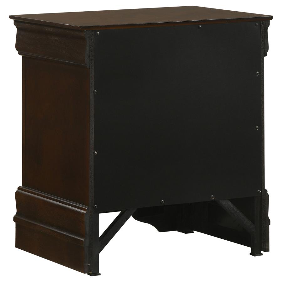 Louis Philippe 5-piece Eastern King Bedroom Set Cappuccino