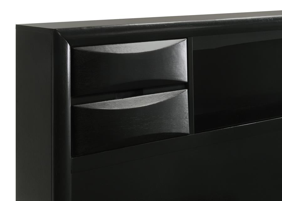Briana 5-piece Eastern King Bedroom Set Black