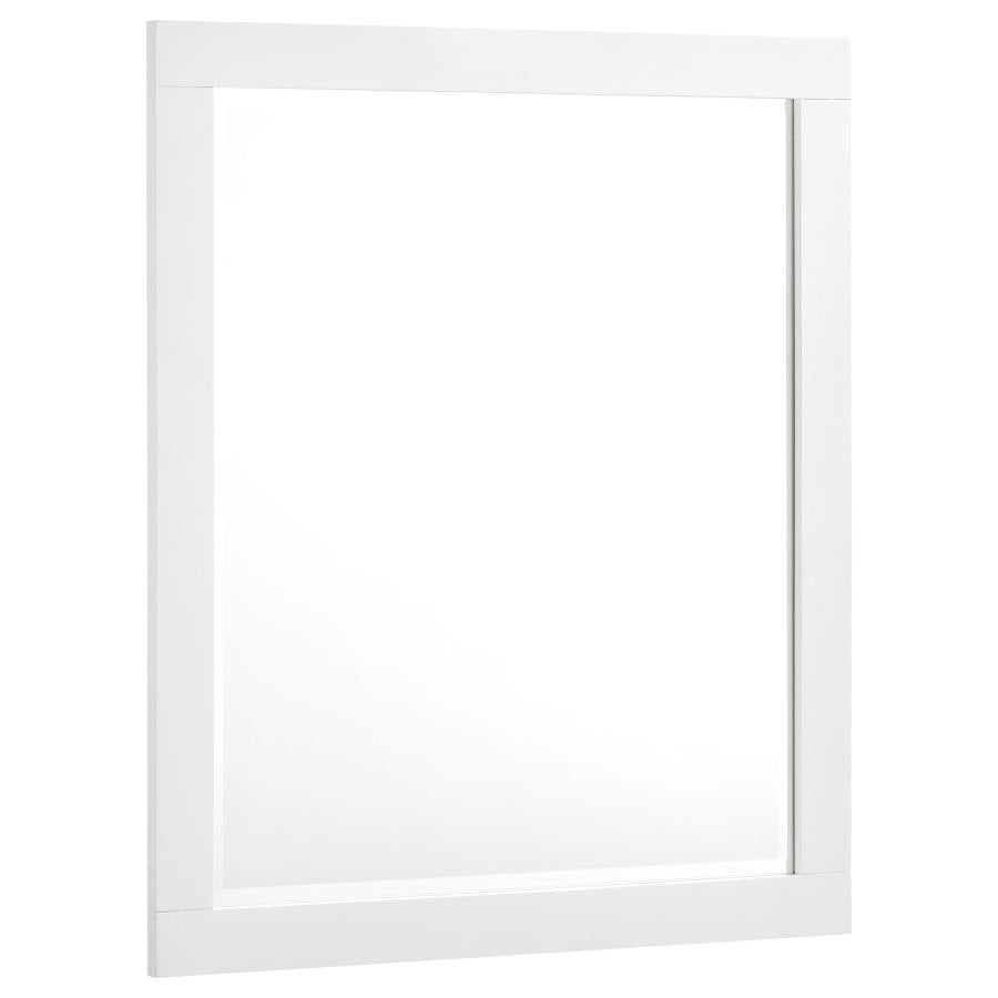 Jessica 5-piece Queen LED Wall Panel Bedroom Set Snow White