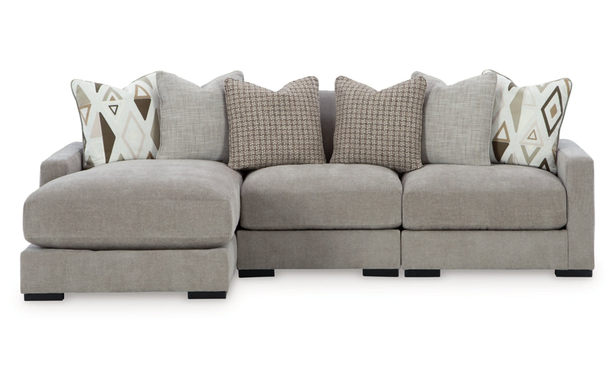 Aslan Court 3-Piece Sofa Sectional with Chaise