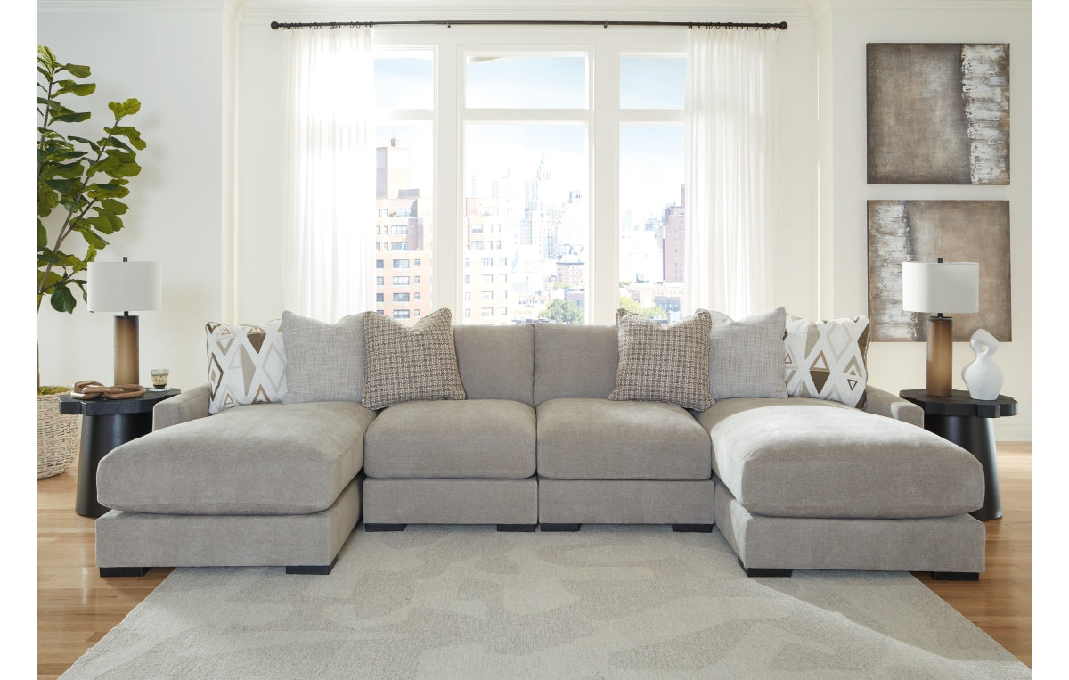 Aslan Court 4-Piece Sofa Pit Sectional