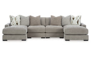 Aslan Court 4-Piece Sofa Pit Sectional