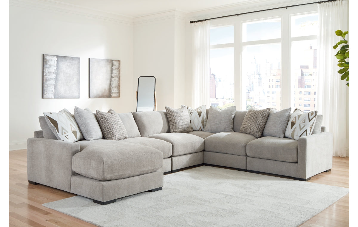 Aslan Court 6-Piece Sectional with Chaise