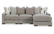 Aslan Court 3-Piece Sofa Sectional with Chaise