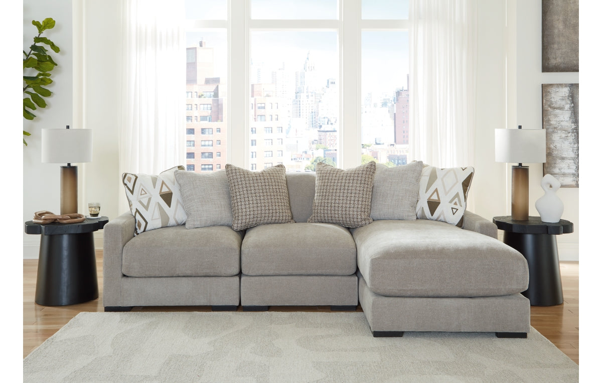 Aslan Court 3-Piece Sofa Sectional with Chaise