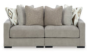Aslan Court 2-Piece Loveseat Sectional