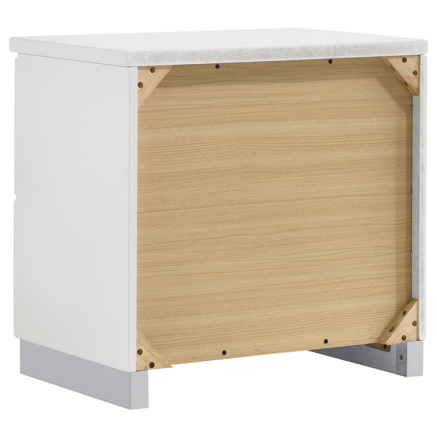 Felicity 5-piece California King Bedroom Set White High Gloss