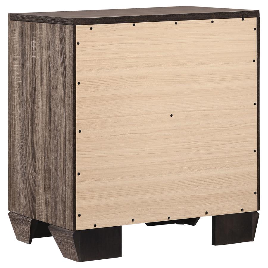 Kauffman 4-piece Queen Storage Bedroom Set Washed Taupe