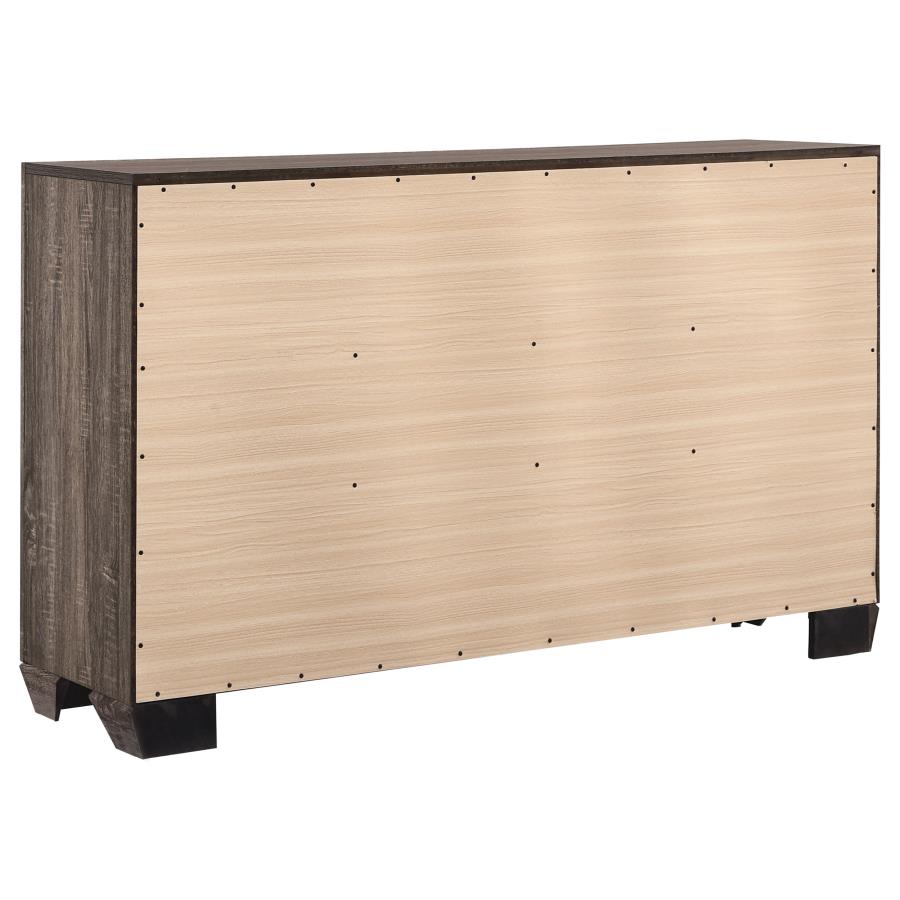 Kauffman 5-piece Queen Storage Bedroom Set Washed Taupe