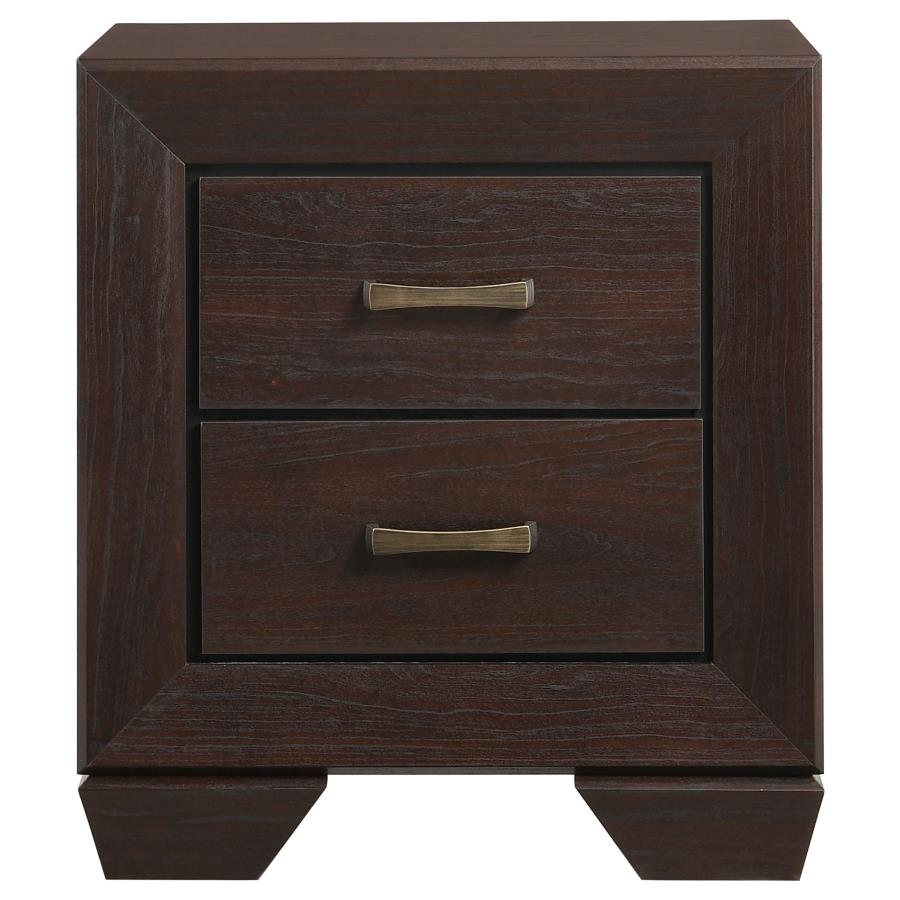 Kauffman 4-piece Eastern King Storage Bedroom Set Dark Cocoa