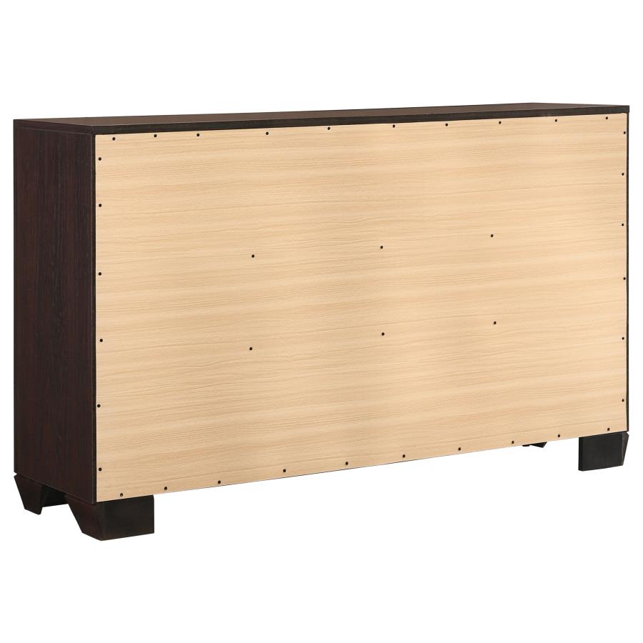 Kauffman 5-piece Queen Storage Bedroom Set Dark Cocoa